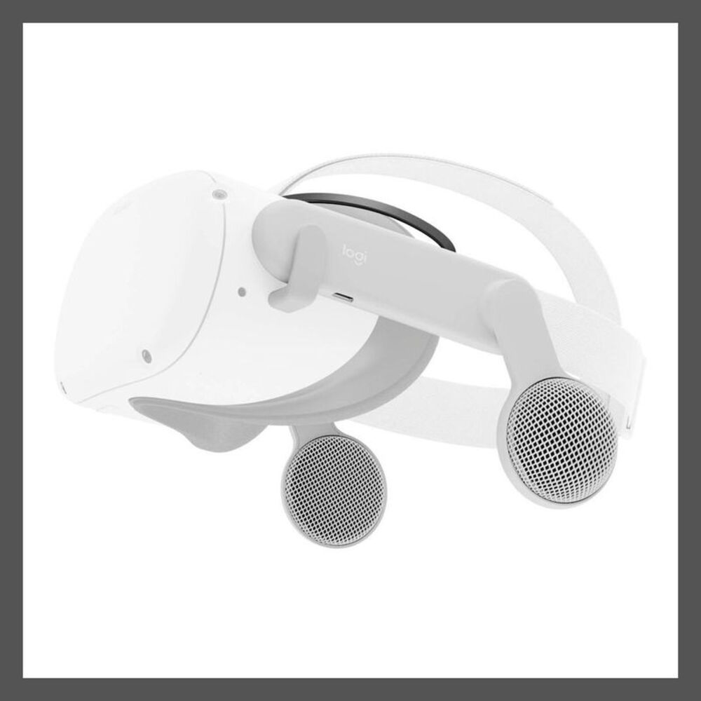 Open Box - Logitech -  Chorus Off-Ear Integrated Audio Open-Ear  White